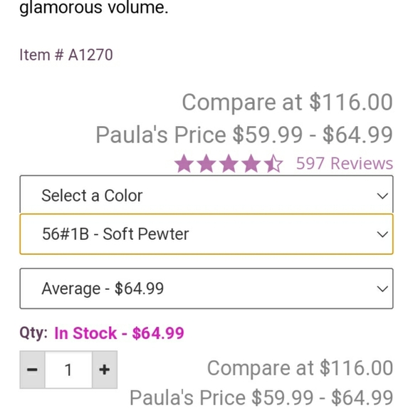 Wig Never worn - Picture 7 of 7